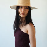 Cielo Hat in Tan Toquilla Straw - CLYDE