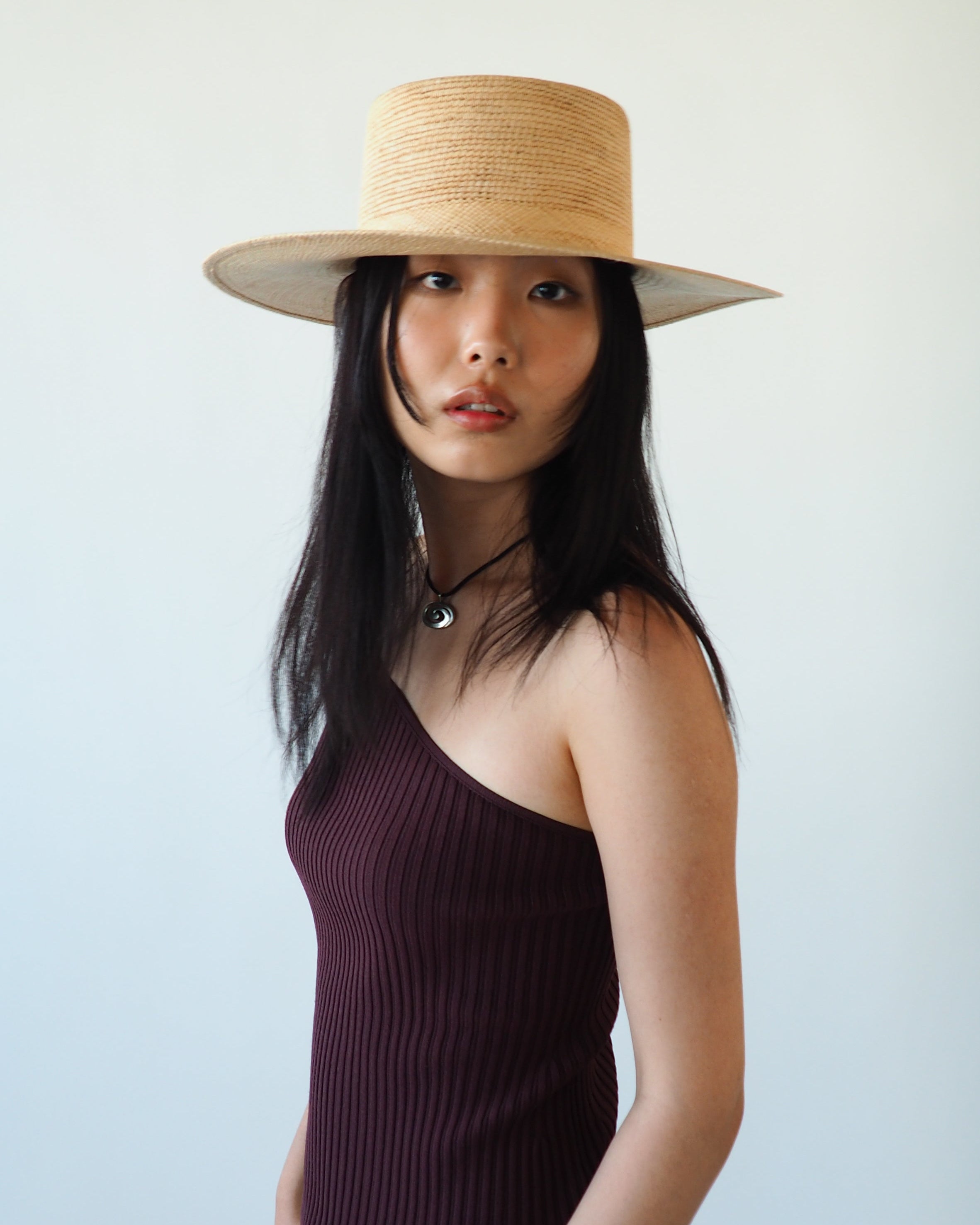 Cielo Hat in Tan Toquilla Straw - CLYDE