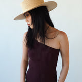Cielo Hat in Tan Toquilla Straw - CLYDE