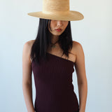 Cielo Hat in Tan Toquilla Straw - CLYDE