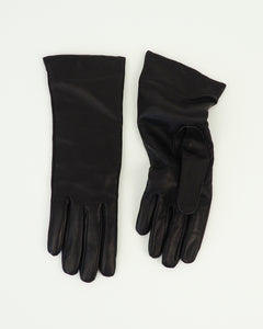 Classic Gloves in Black Nappa Lambskin - CLYDE