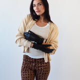 Classic Gloves in Black Nappa Lambskin - CLYDE