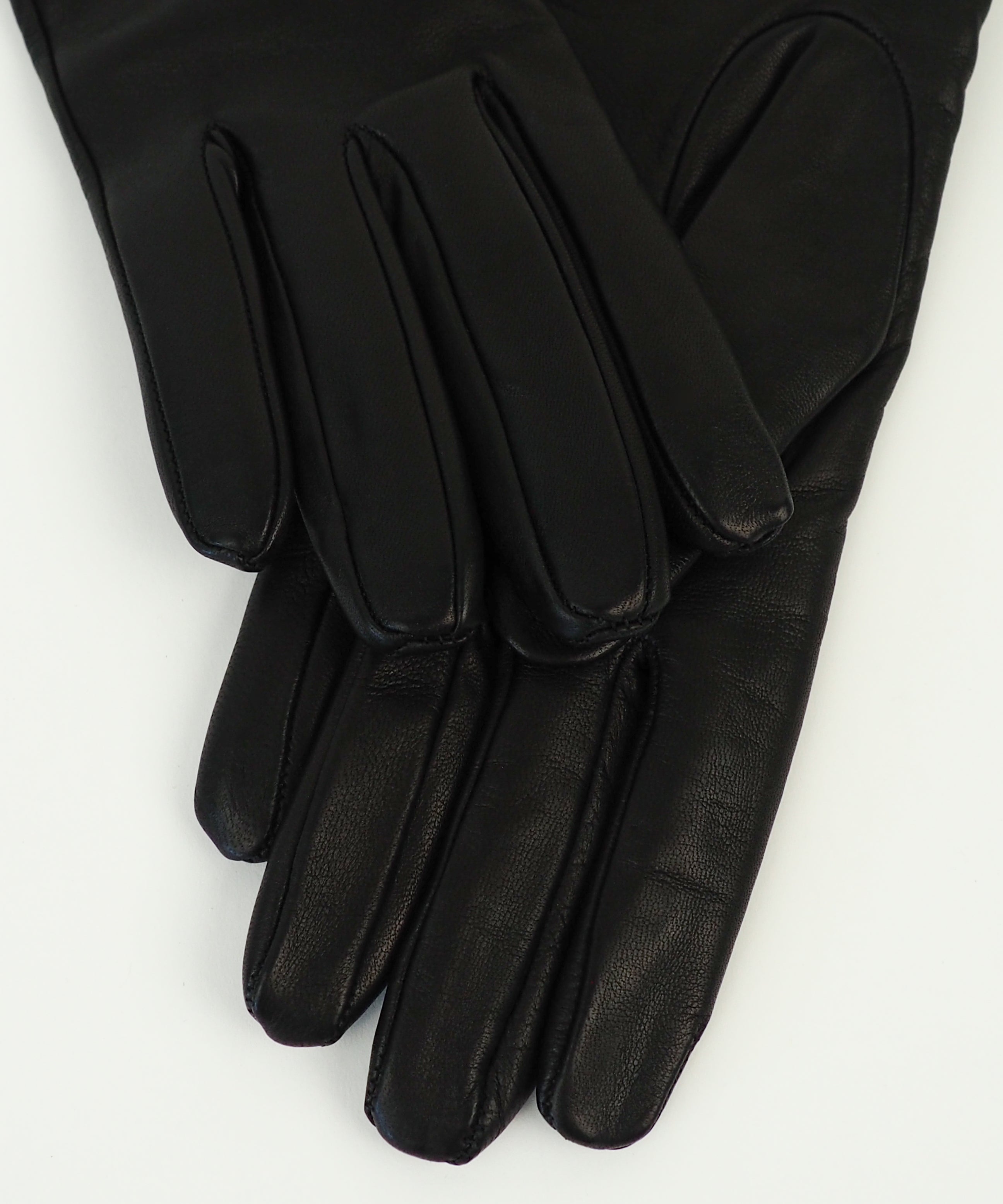 Classic Gloves in Black Nappa Lambskin - CLYDE