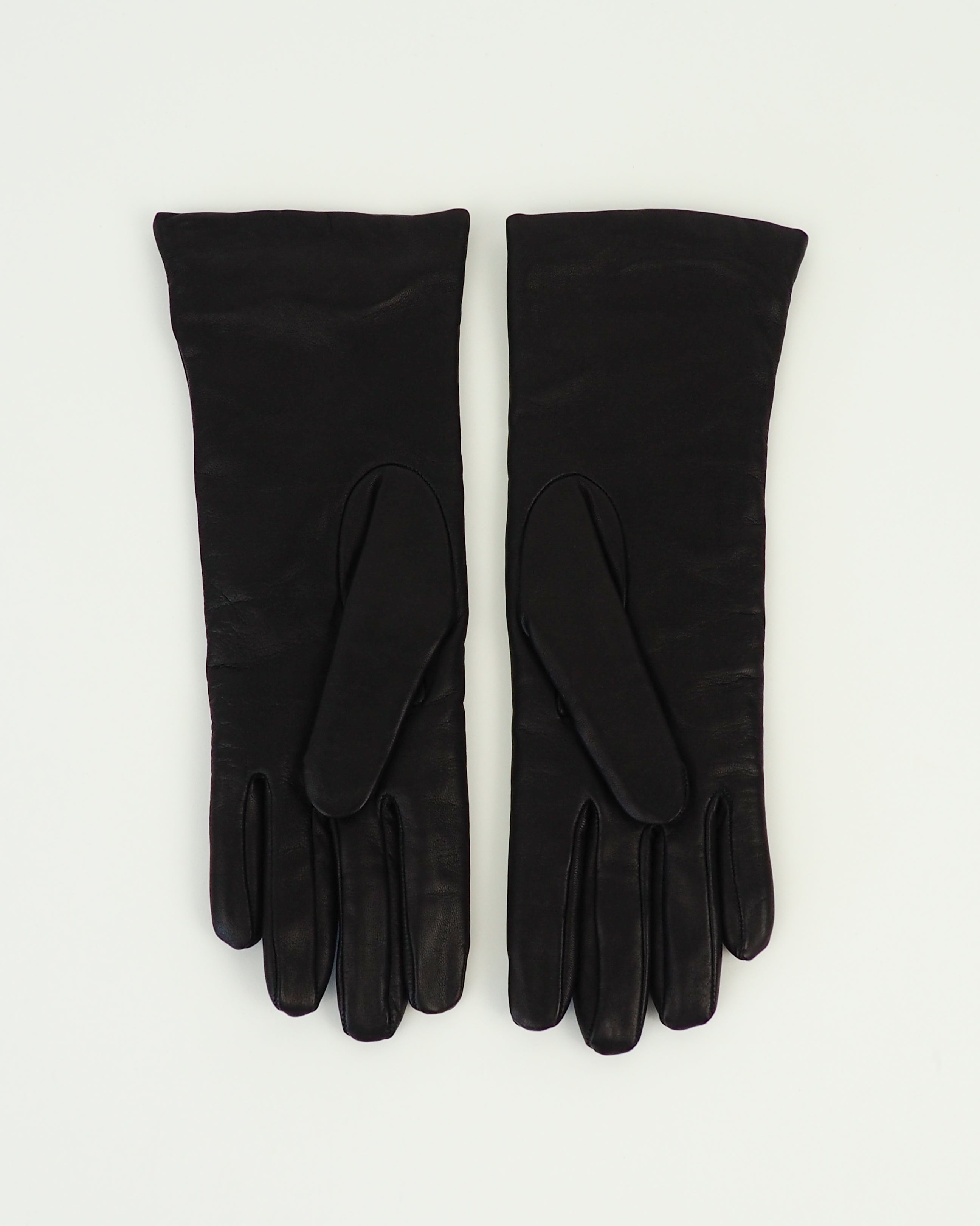 Classic Gloves in Black Nappa Lambskin - CLYDE