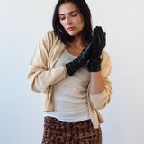 Classic Gloves in Black Nappa Lambskin - CLYDE