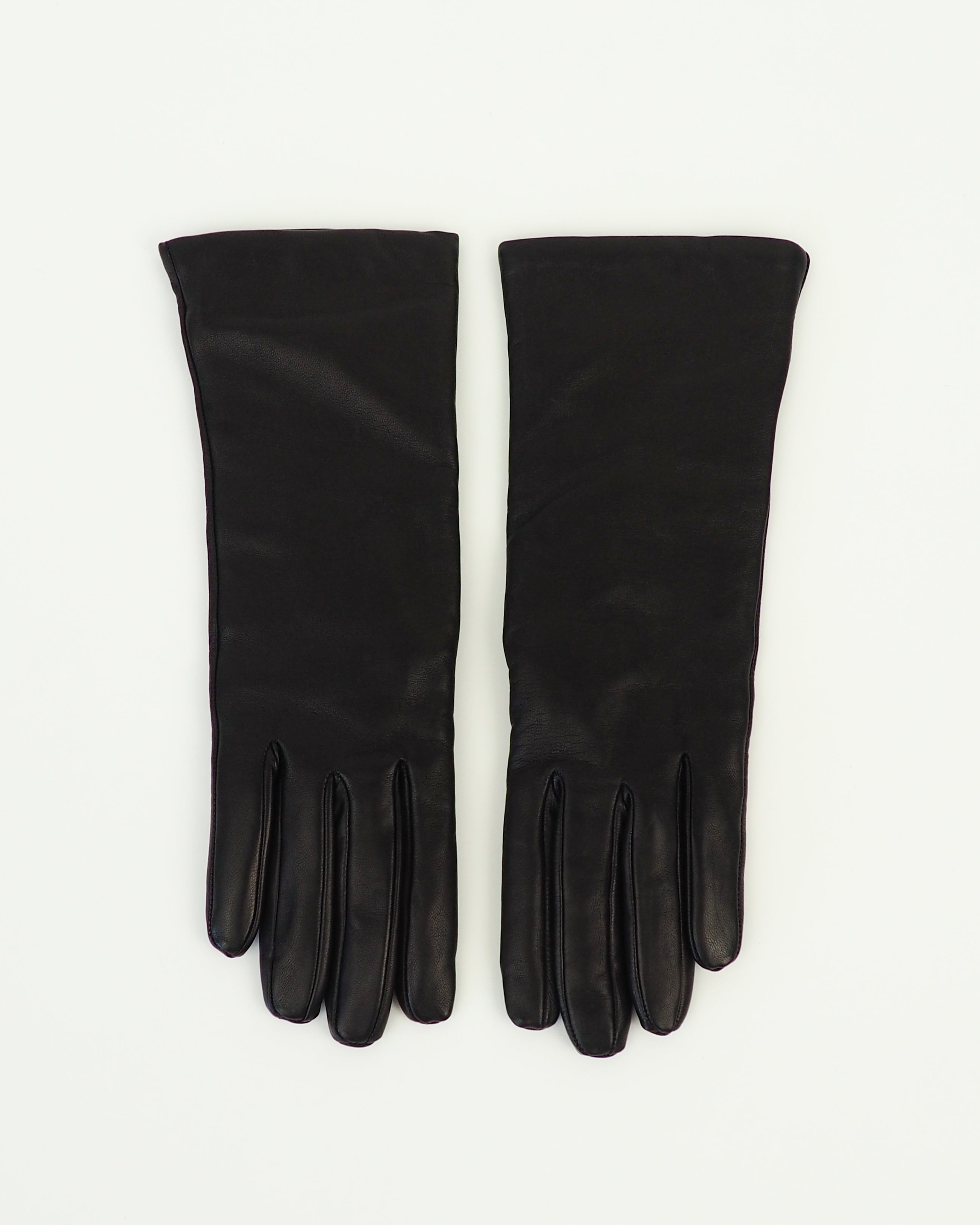 Classic Gloves in Black Nappa Lambskin - CLYDE