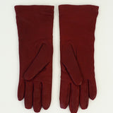 Classic Gloves in Crimson Nappa Lambskin - CLYDE