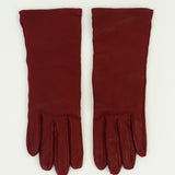 Classic Gloves in Crimson Nappa Lambskin - CLYDE