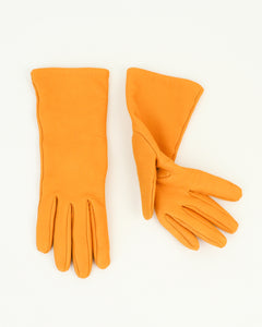 Classic Gloves in Naples Yellow Deerskin - CLYDE