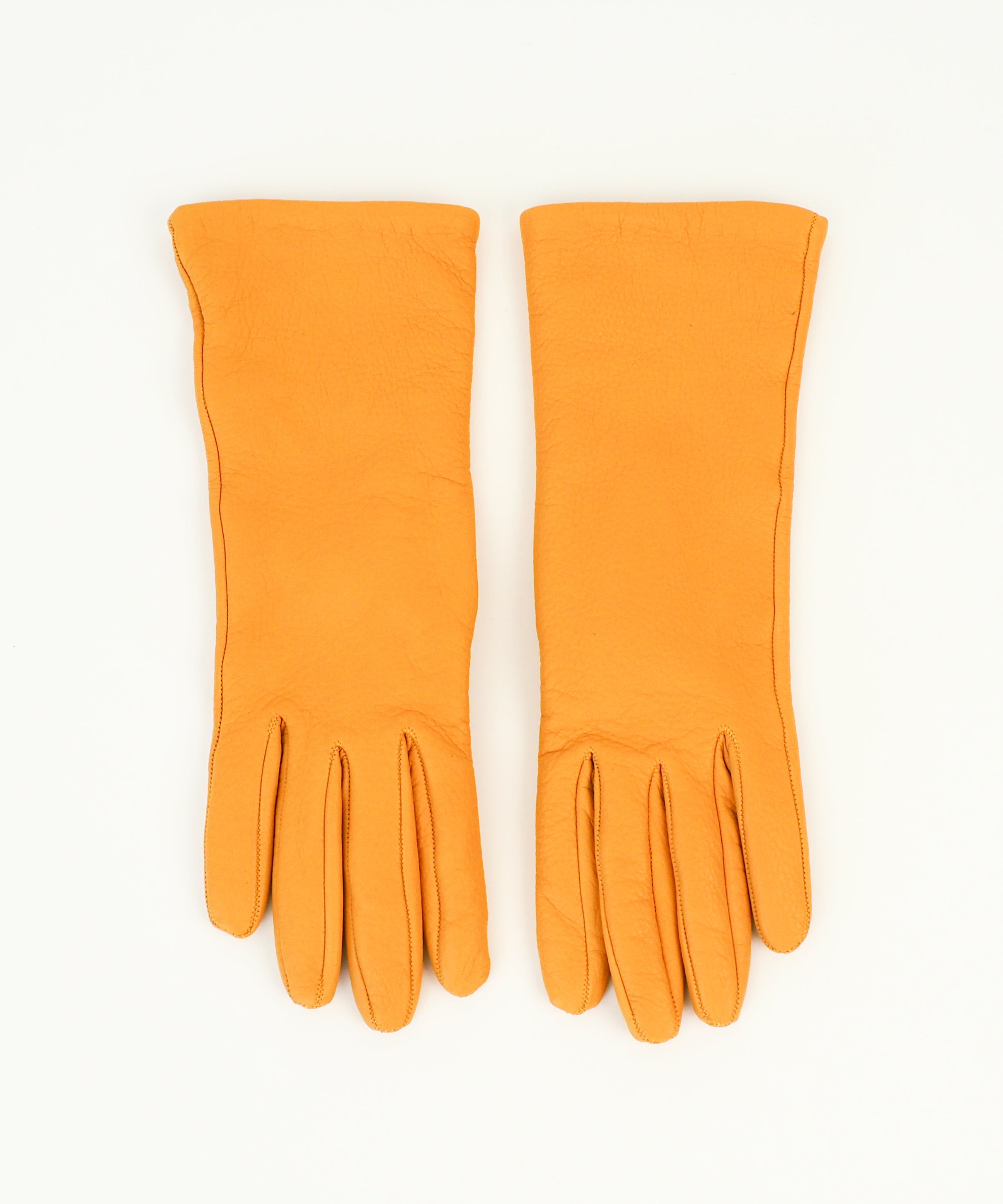 Classic Gloves in Naples Yellow Deerskin - CLYDE