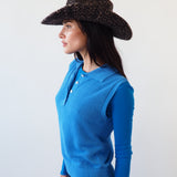 Cowboy Hat in Cheetah Spot Angora - CLYDE