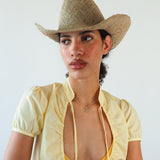 Cowboy Hat in Seagrass - CLYDE