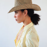Cowboy Hat in Seagrass - CLYDE
