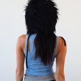 Creature Hat in Black Faux Yak - CLYDE