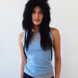 Creature Hat in Black Faux Yak - CLYDE