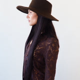Dai Hat w. Scarves in Brown Melange - CLYDE