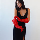 Gauntlet Gloves in Salamander Nappa Lambskin - CLYDE