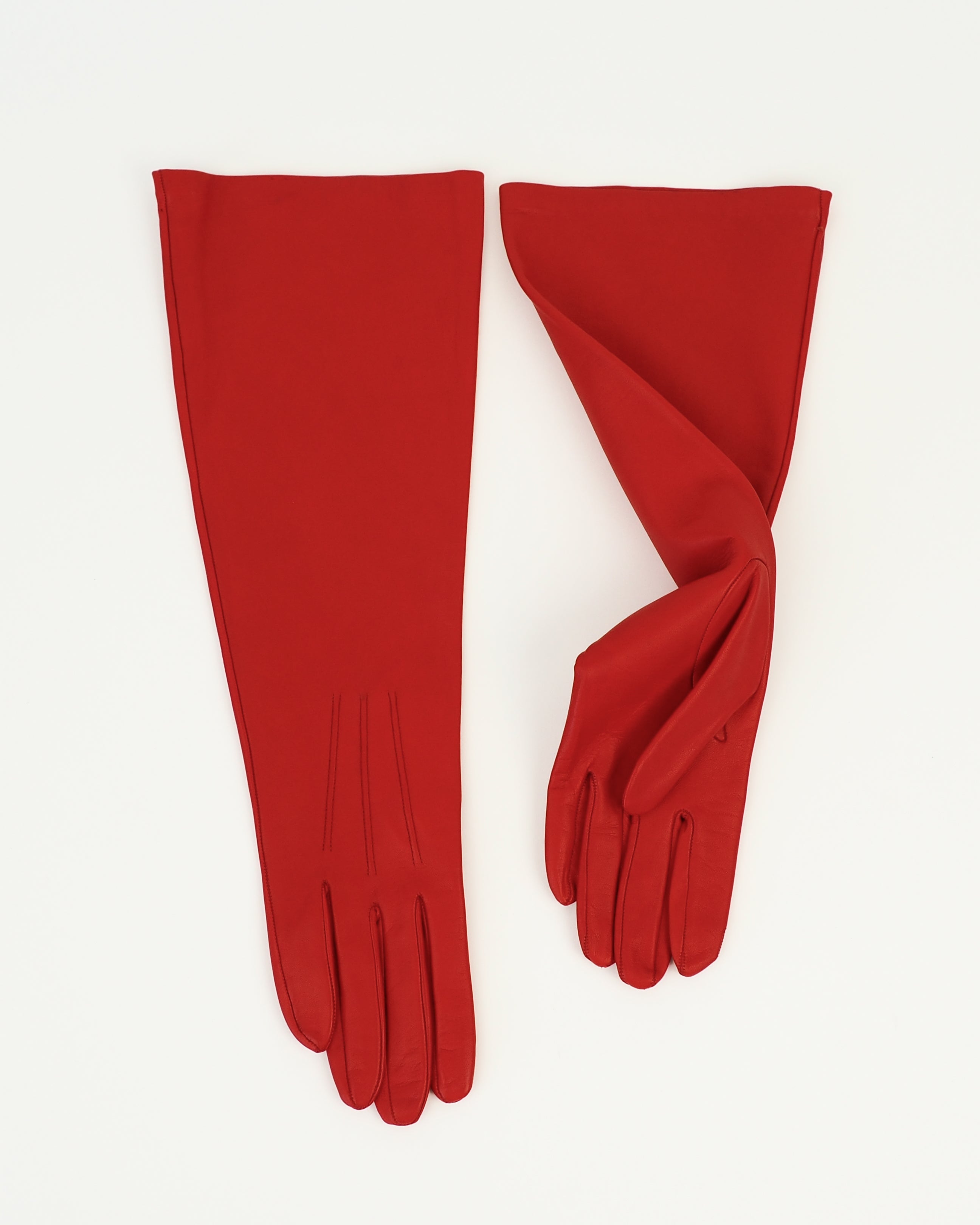 Gauntlet Gloves in Salamander Nappa Lambskin - CLYDE