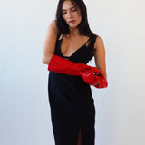 Gauntlet Gloves in Salamander Nappa Lambskin - CLYDE