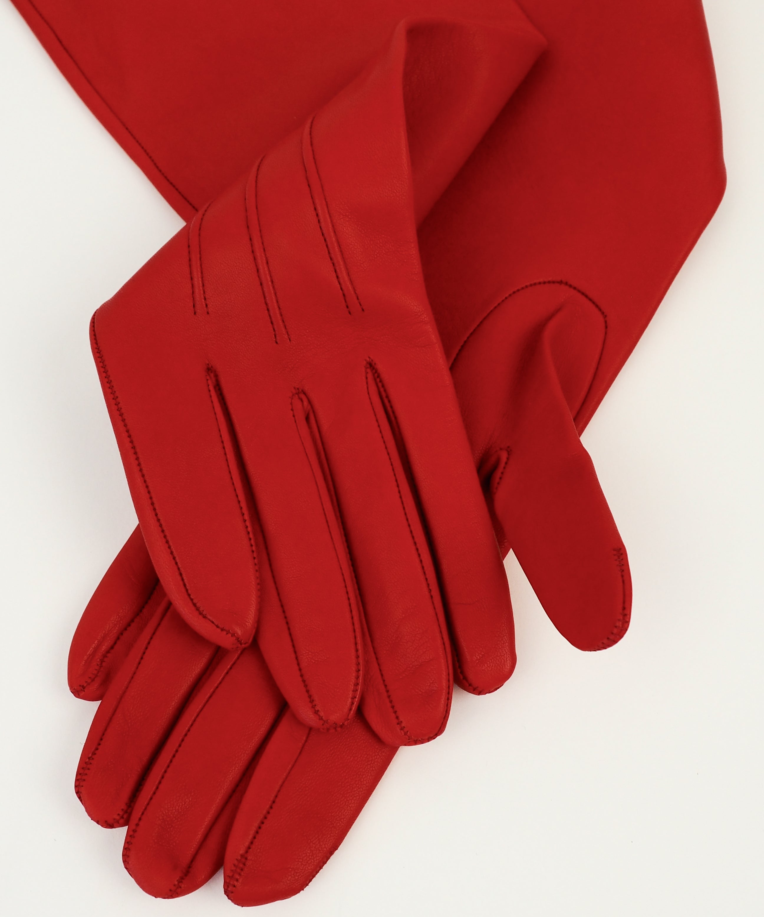 Gauntlet Gloves in Salamander Nappa Lambskin - CLYDE