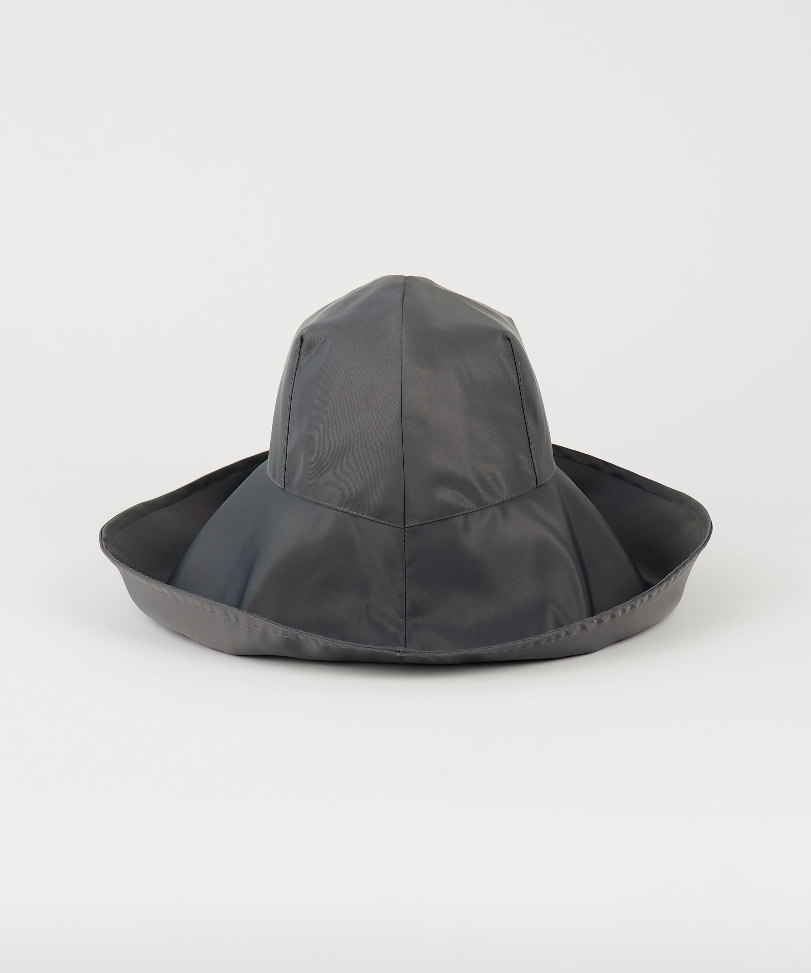 Iona Hat in Grey Flight Satin - CLYDE
