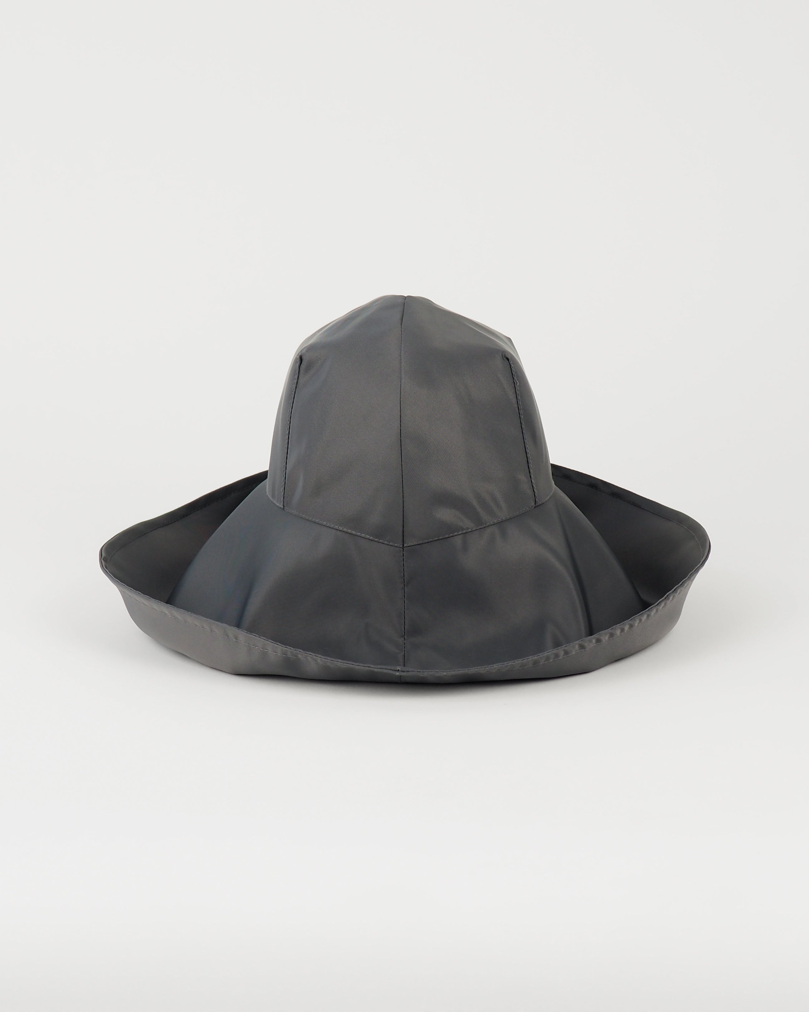 Iona Hat in Grey Flight Satin - CLYDE