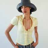 Iona Hat in Grey Flight Satin