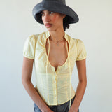 Iona Hat in Grey Flight Satin