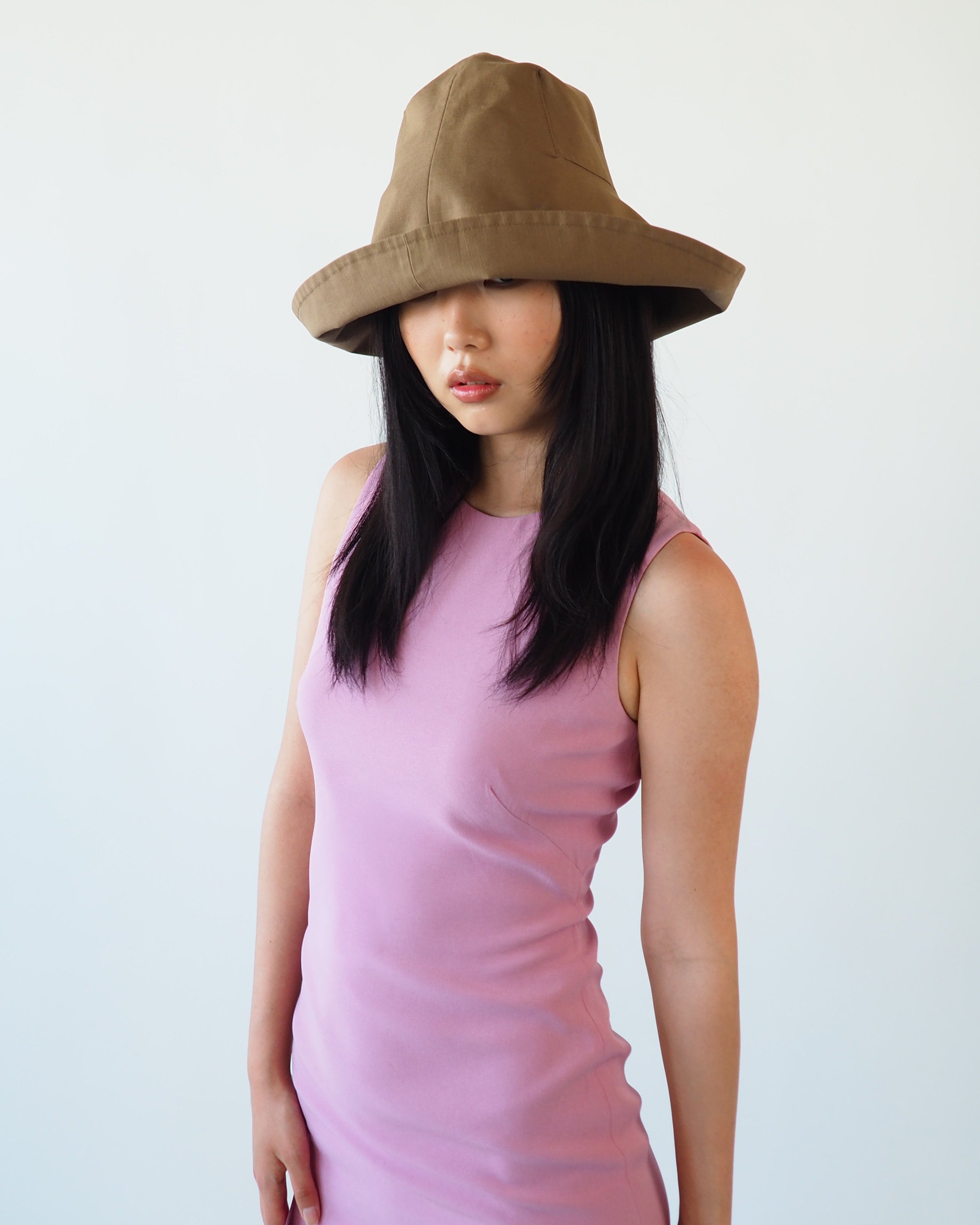 Iona Hat in Caramel Rip Stop - CLYDE