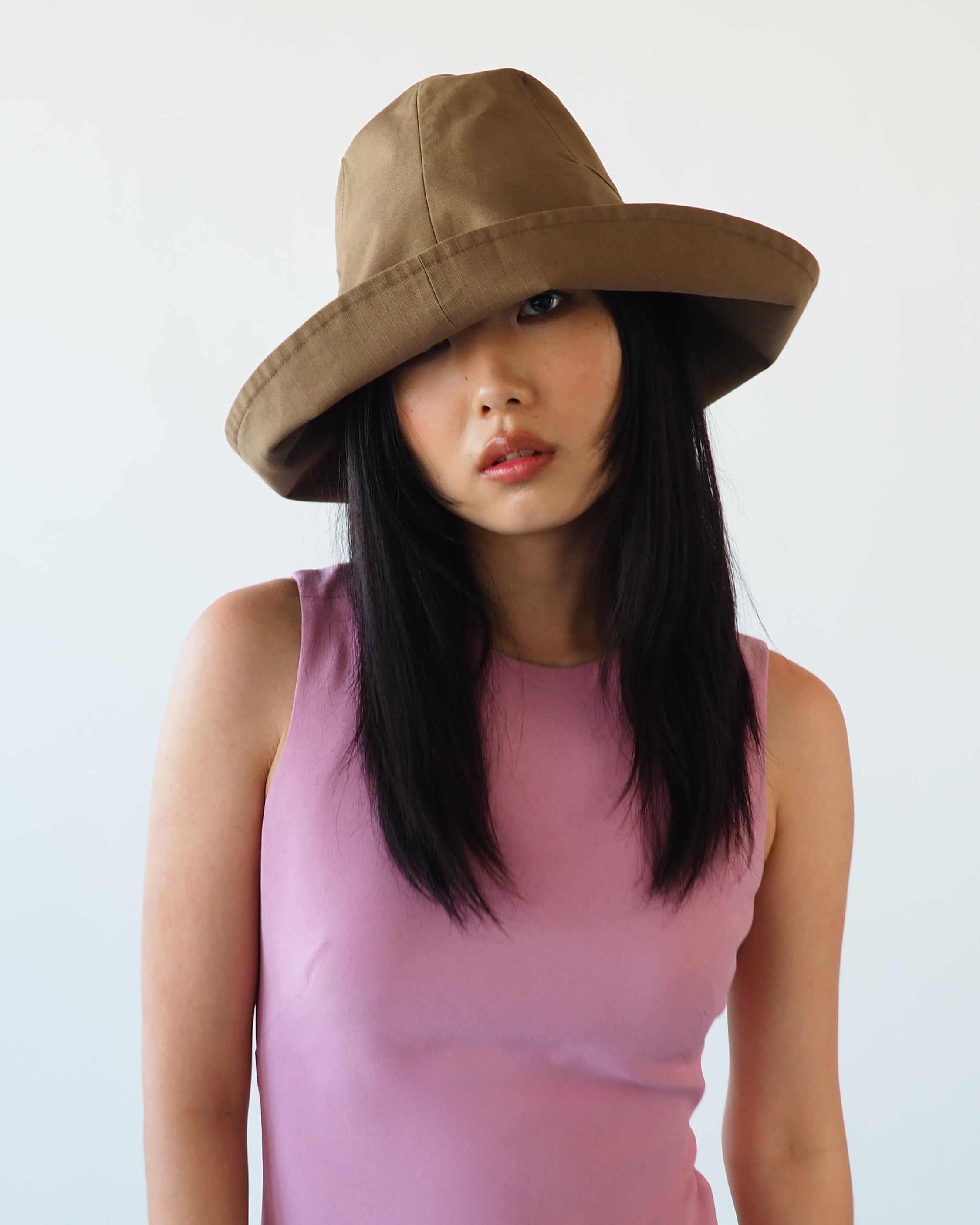 Iona Hat in Caramel Rip Stop - CLYDE