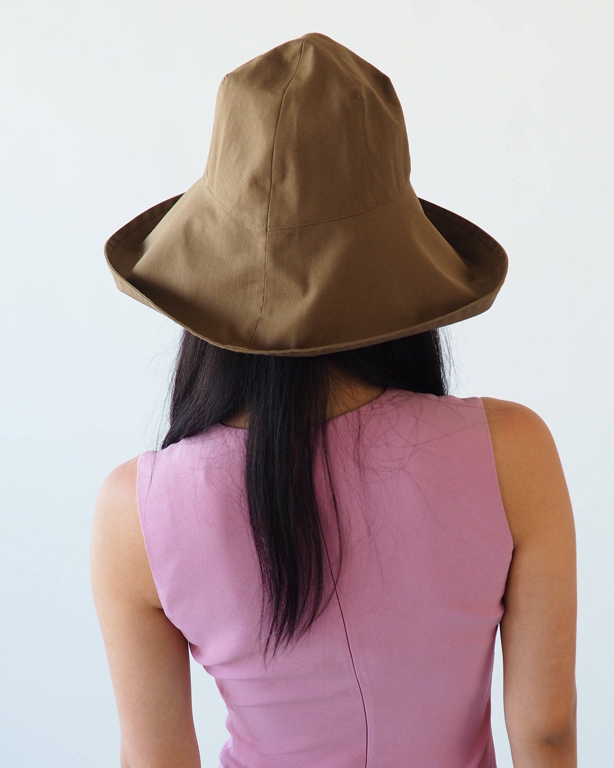 Iona Hat in Caramel Rip Stop - CLYDE