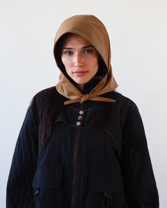 Bonnet in Tan Lambskin - CLYDE