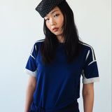 Net Beret in Black Toyo - CLYDE