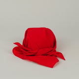 Brim Scarf in Red Nylon - CLYDE
