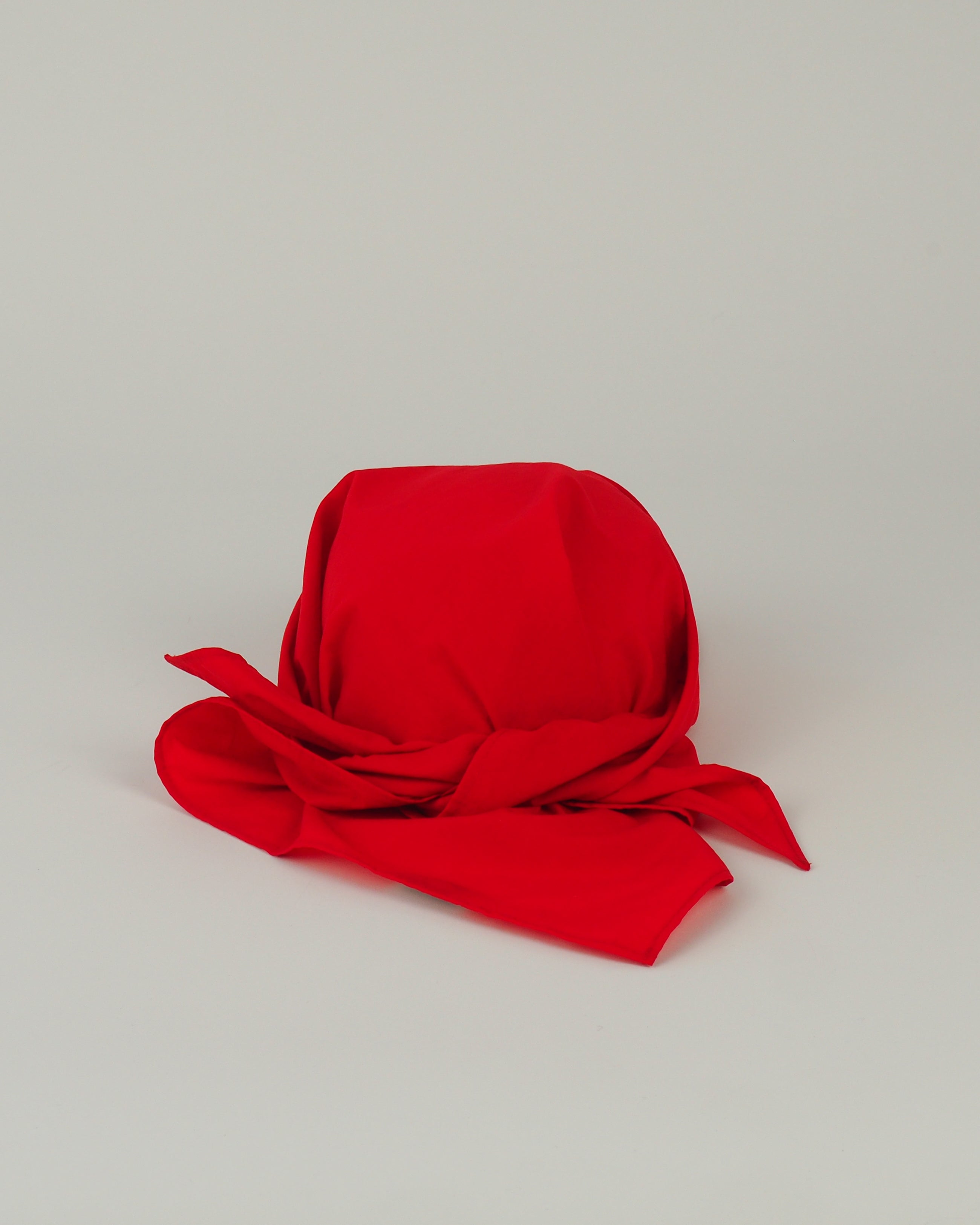Brim Scarf in Red Nylon - CLYDE