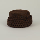 Toyo Roller Hat in Brown - CLYDE