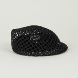 Net Beret in Black Toyo - CLYDE
