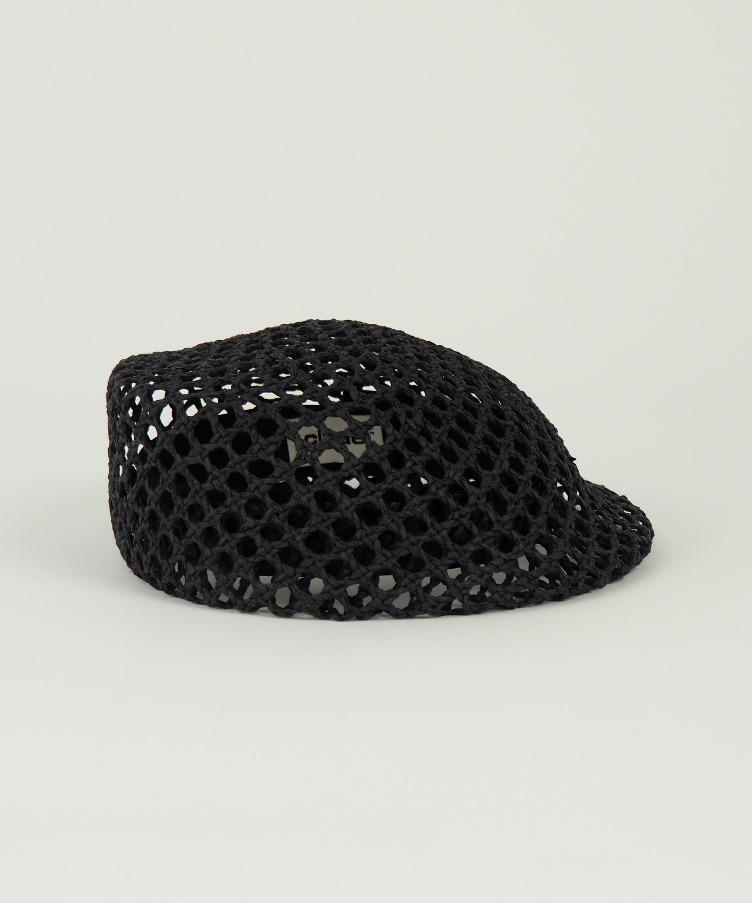 Net Beret in Black Toyo - CLYDE
