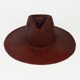 Caro Hat w. Neck Shade in Earth Brown Toquilla Straw - CLYDE