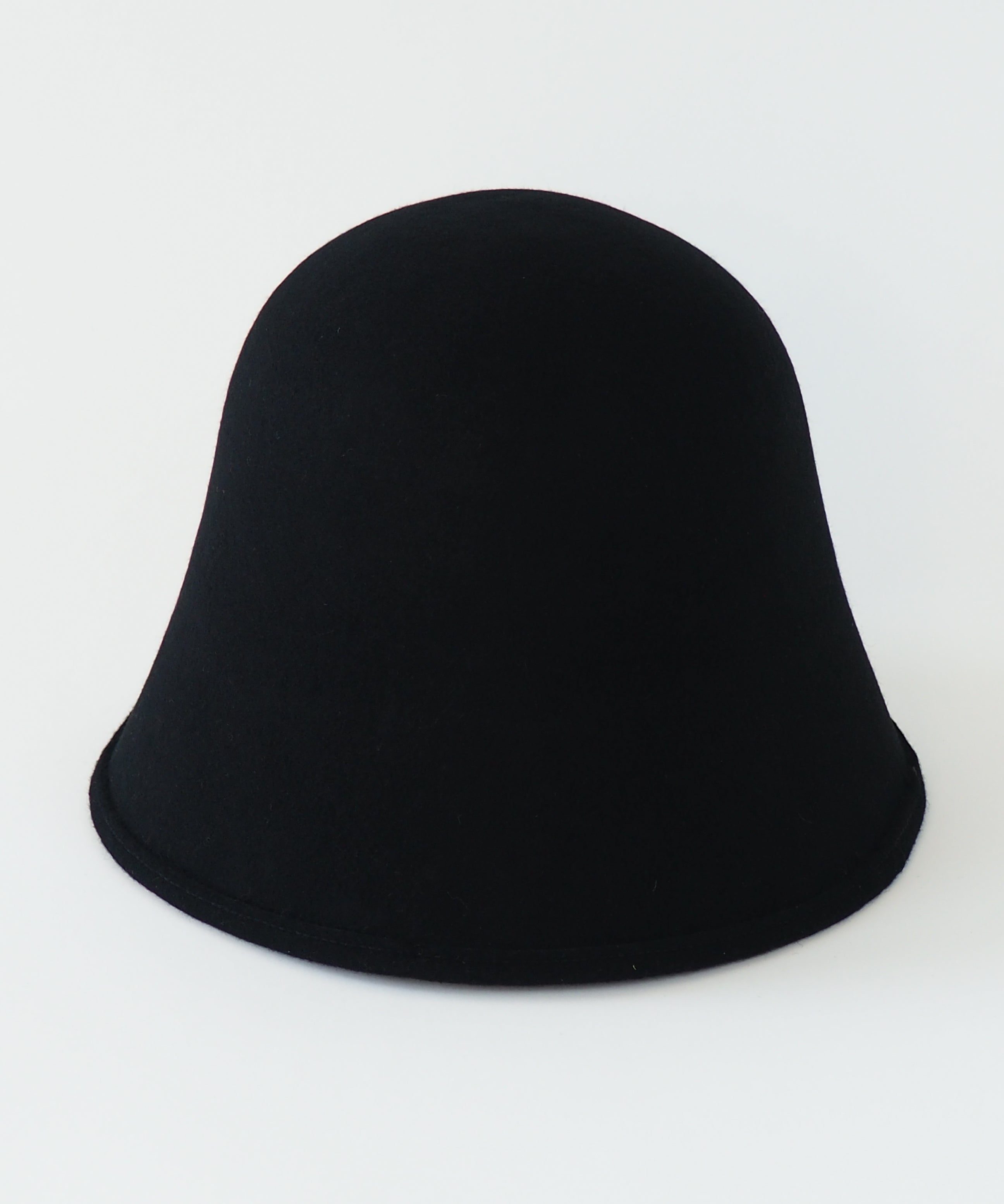 Crown Hat in Black Wool - CLYDE