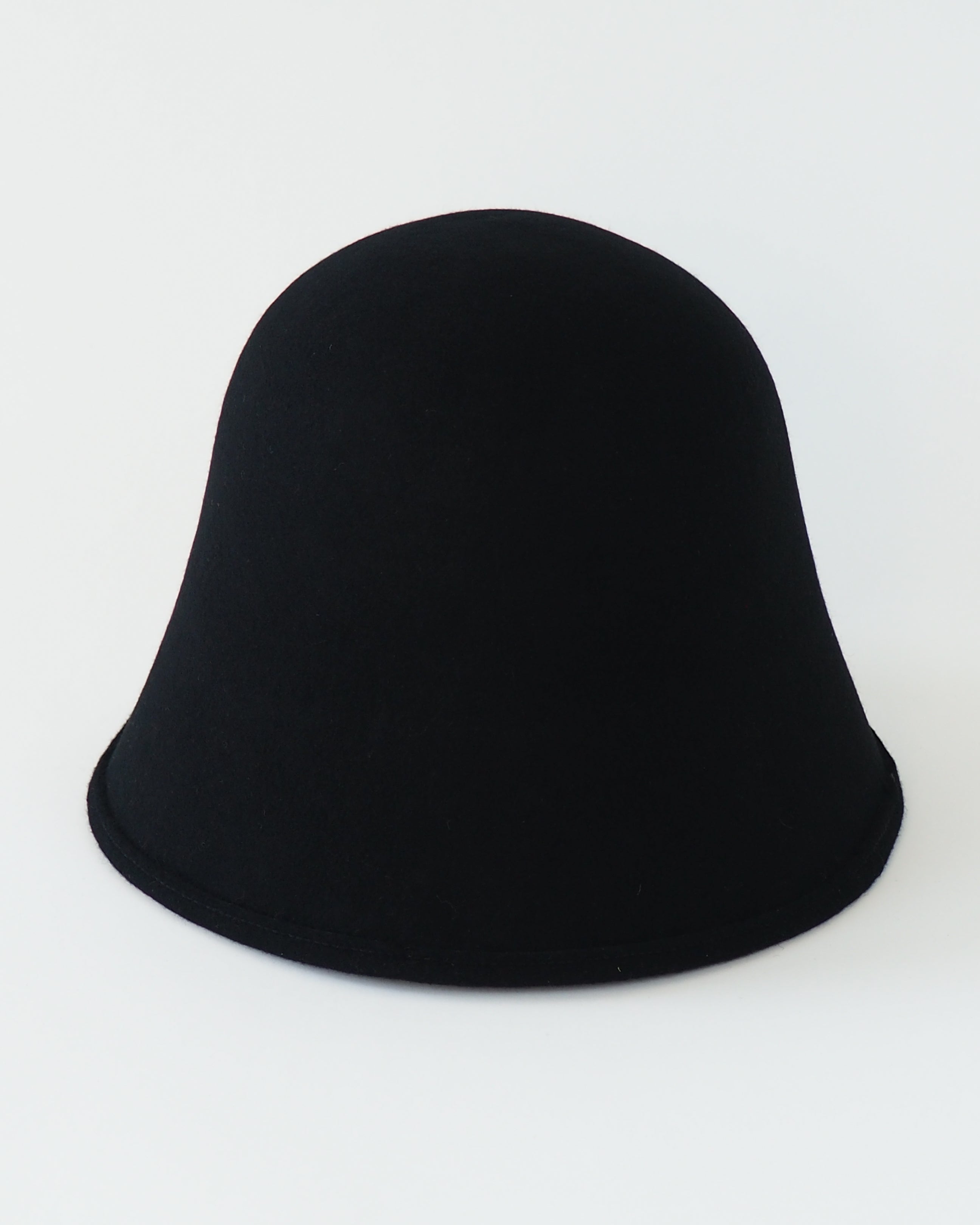 Crown Hat in Black Wool - CLYDE