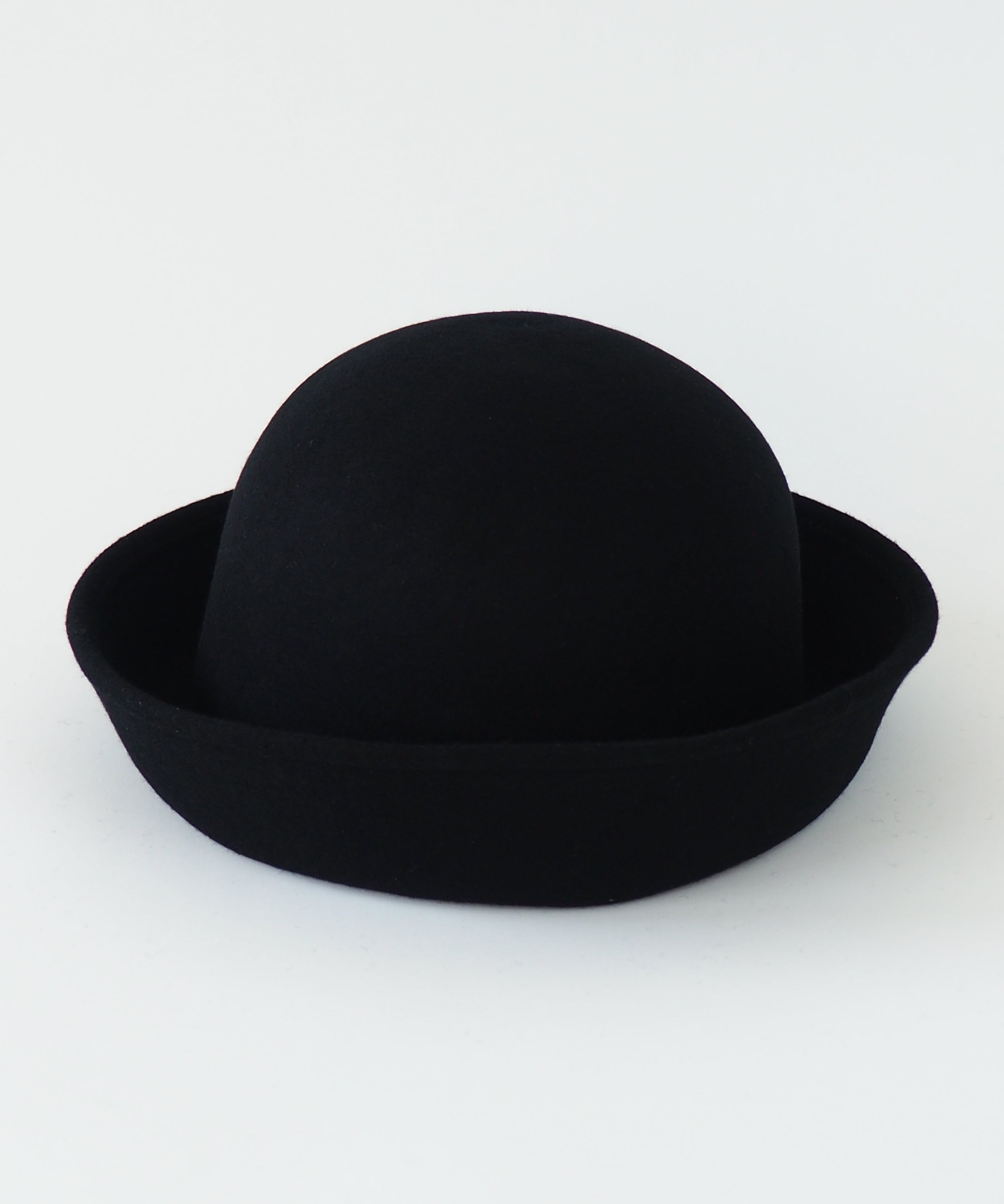 Crown Hat in Black Wool - CLYDE