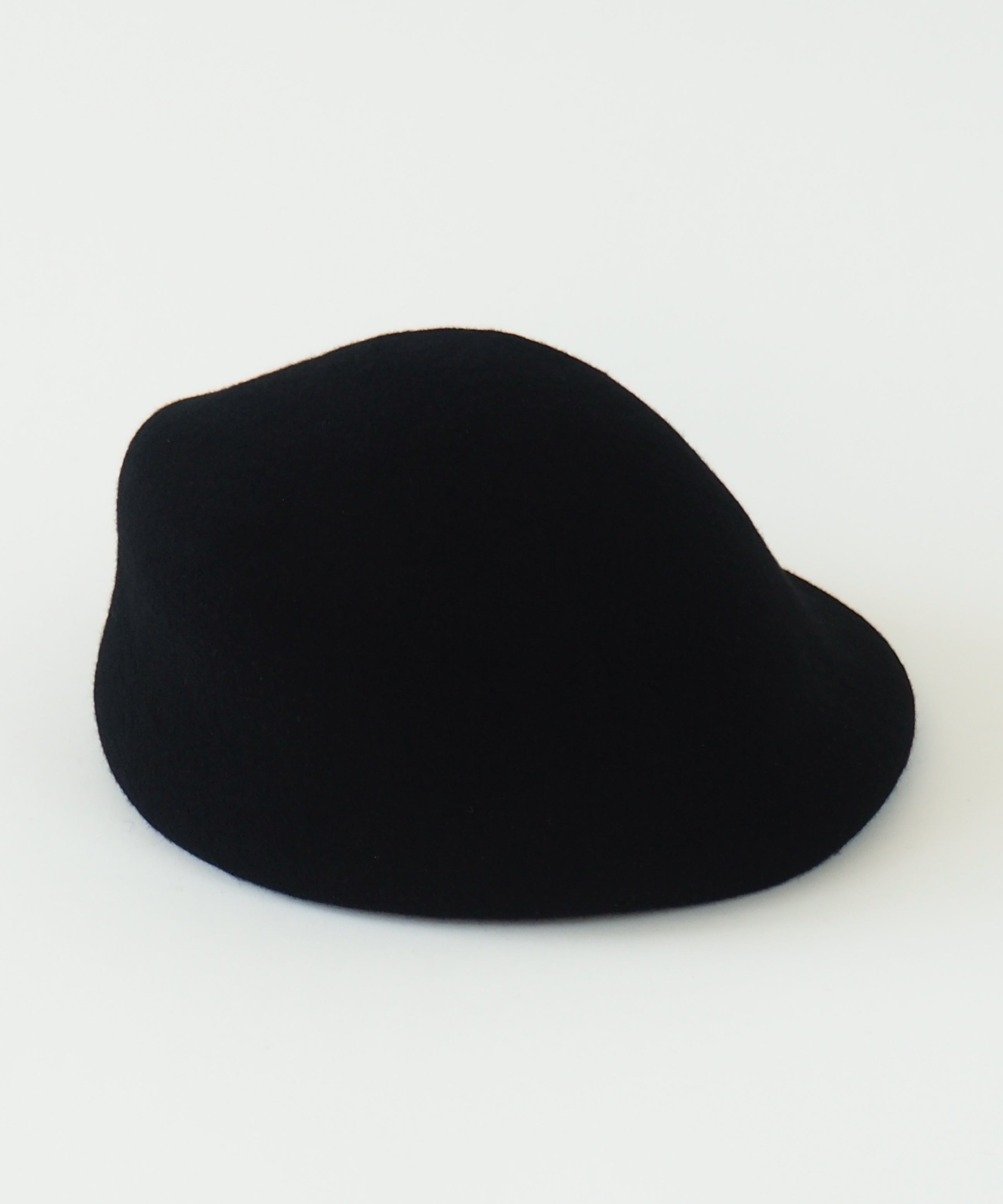 Sazy Beret in Black Wool - CLYDE