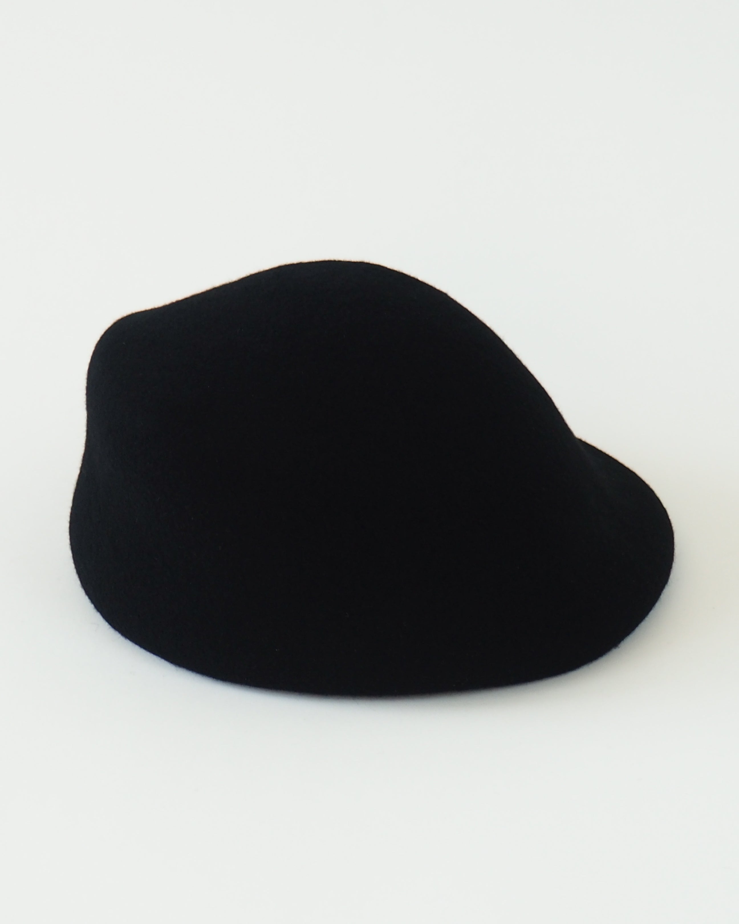 Sazy Beret in Black Wool - CLYDE