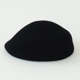 Sazy Beret in Black Wool - CLYDE
