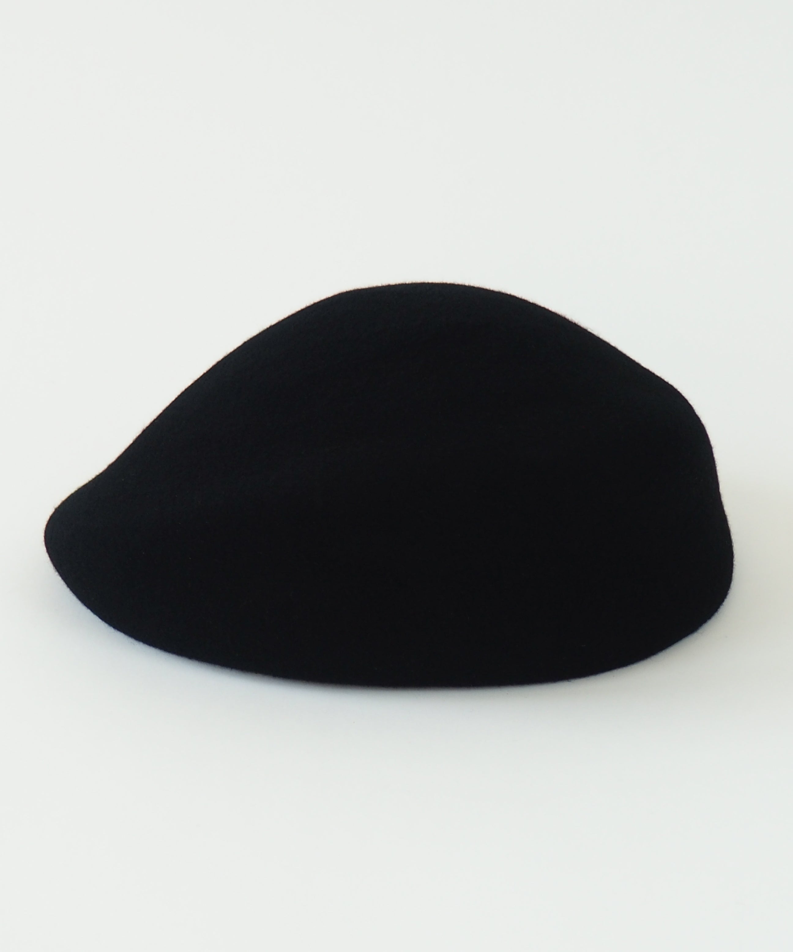 Sazy Beret in Black Wool - CLYDE