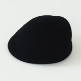 Sazy Beret in Black Wool - CLYDE