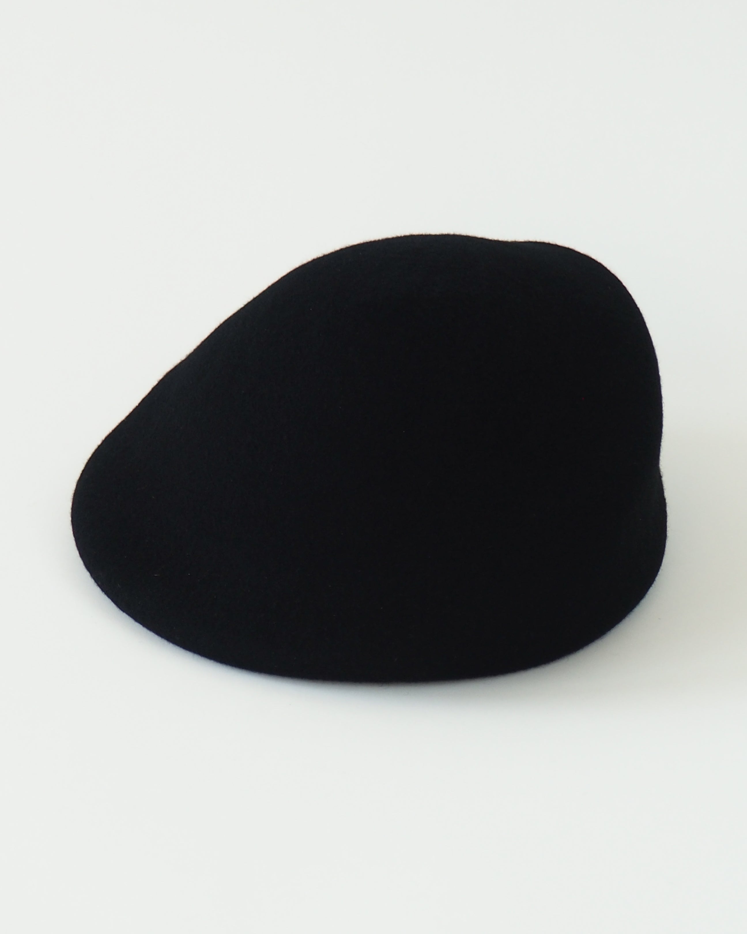 Sazy Beret in Black Wool - CLYDE