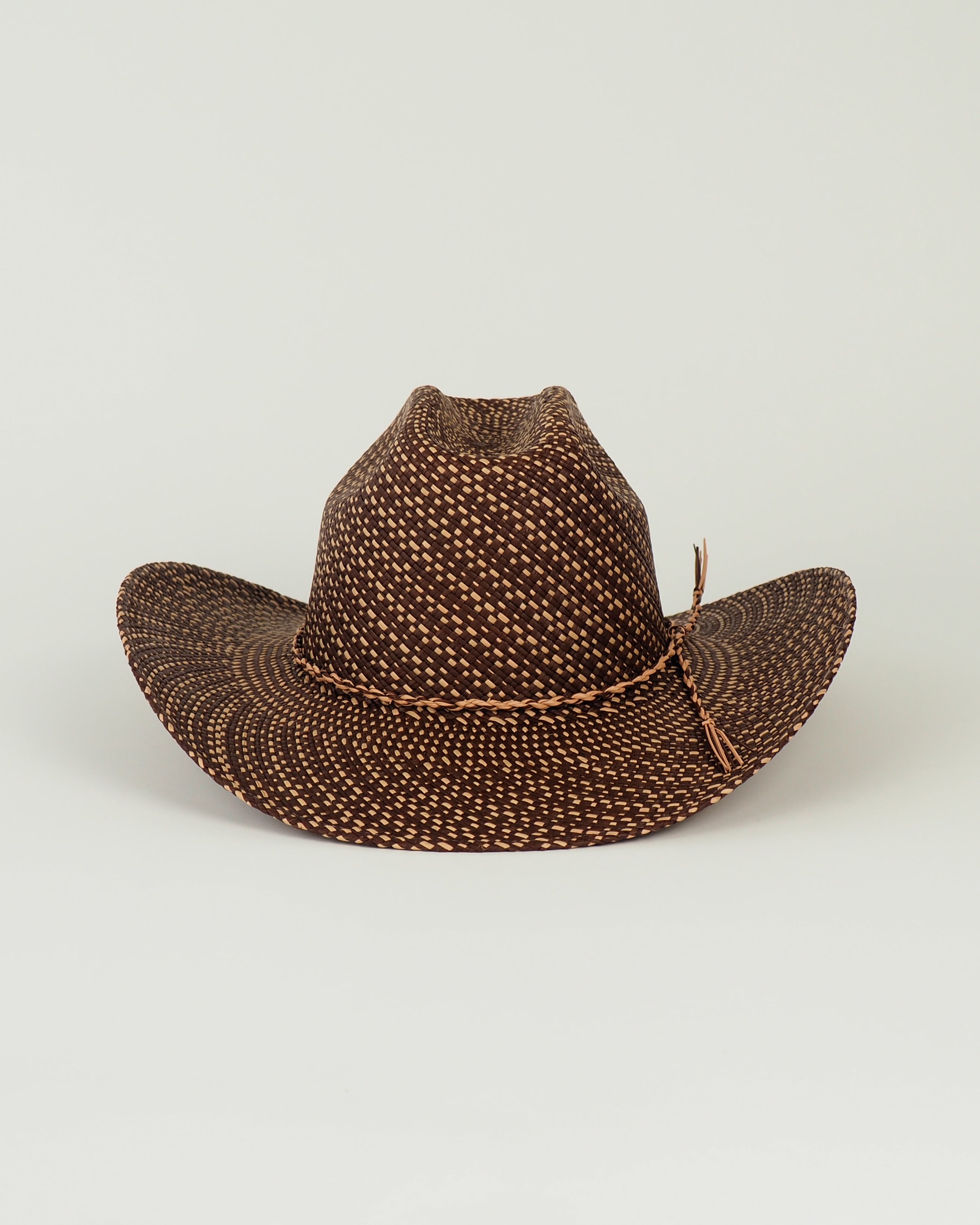 Western Hat in Brown Twist - CLYDE