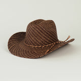 Western Hat in Brown Twist - CLYDE